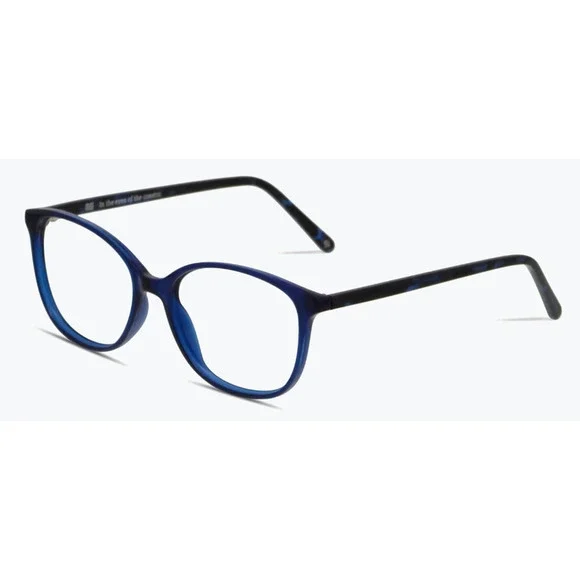 MUSE 35-001684 BLUE EYEGLASSES SUNGLASSES FRAMES 53-16-140 - Picture 2 of 3